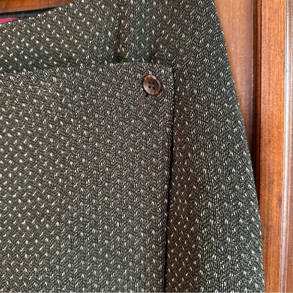 Kenzo wool asymmetric gray wrap skirt - Picture 5 of 7